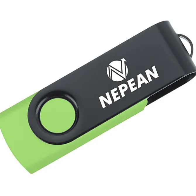 Swivel USB-C Drive - Black - 16GB - 24 hr