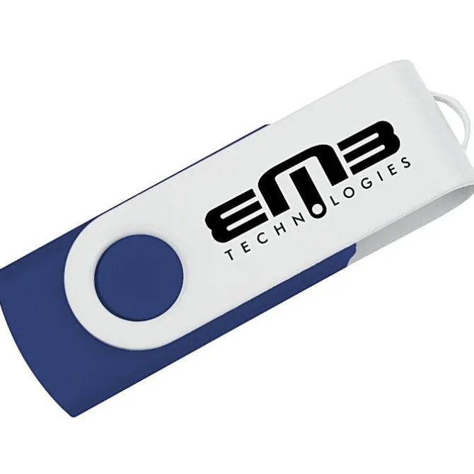Swivel USB-C Drive - White - 16GB