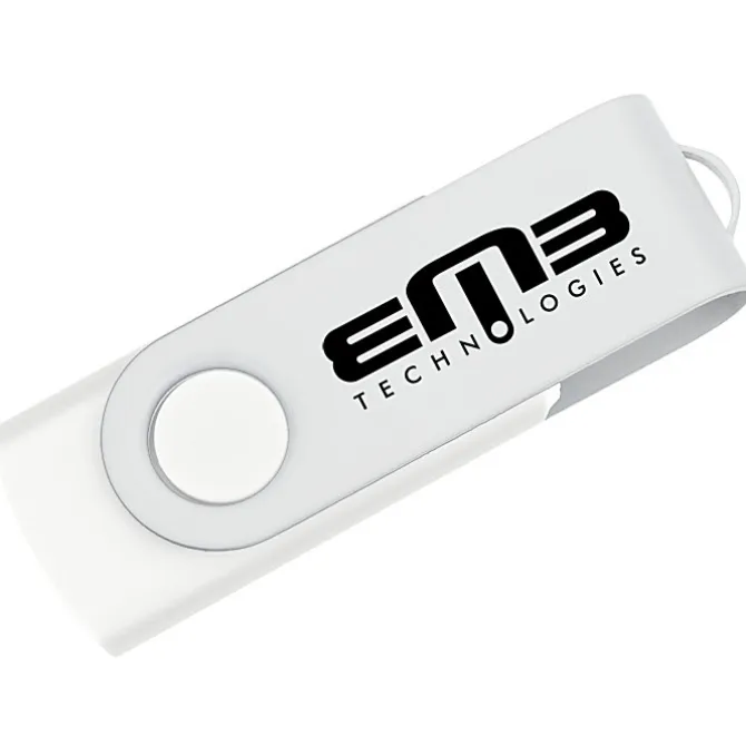 Swivel USB-C Drive - White - 16GB