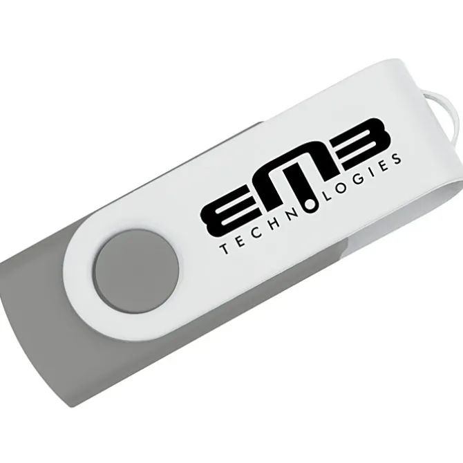 Swivel USB-C Drive - White - 16GB