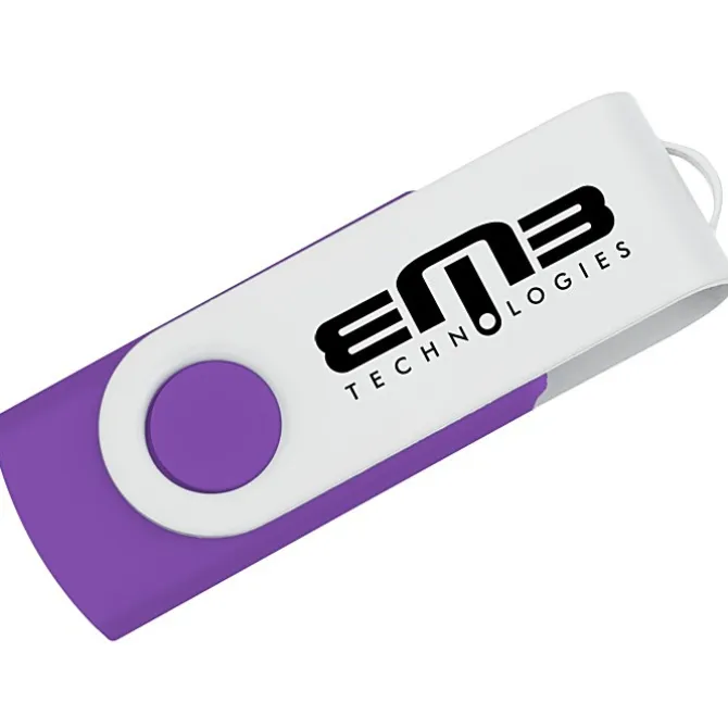 Swivel USB-C Drive - White - 16GB