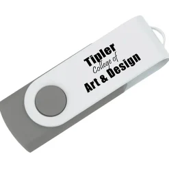 Swivel USB-C Drive - White - 8GB - 24 hr