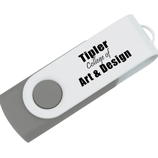 Swivel USB-C Drive - White - 8GB - 24 hr