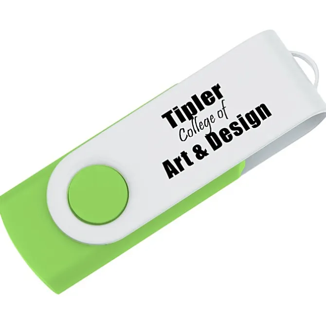 Swivel USB-C Drive - White - 8GB - 24 hr