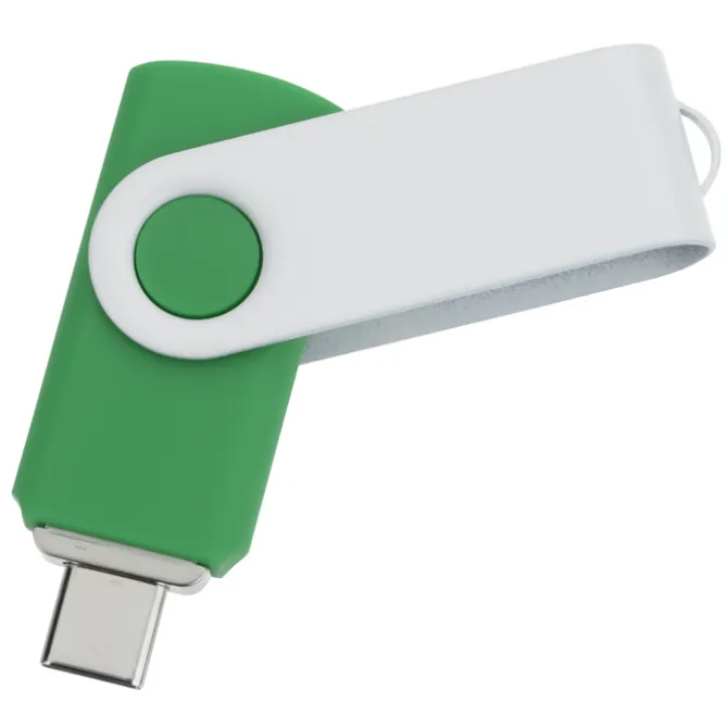 Swivel USB-C Drive - White - 8GB - 24 hr