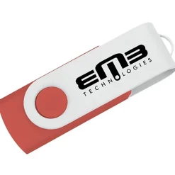 Swivel USB-C Drive - White - 16GB - 24 hr