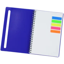 Sydney Spiral Notebook with Color Sticky Flags