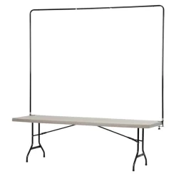 Tabletop Banner System with Back Wall - 8 feet