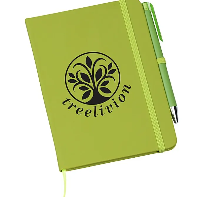 TaskRight Afton Notebook with Pen - 24 hr