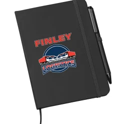 TaskRight Afton Notebook with Pen - Full Color