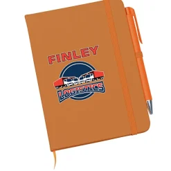 TaskRight Afton Notebook with Pen - Full Color