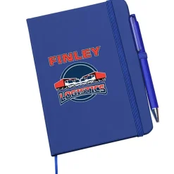 TaskRight Afton Notebook with Pen - Full Color