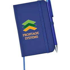 TaskRight Afton Notebook with Pen - 5 1/2 inches x 3 1/2 inches - Full Color