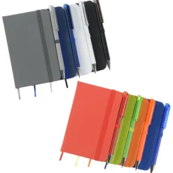 TaskRight Afton Notebook with Pen - 5 1/2 inches x 3 1/2 inches - 24 hr