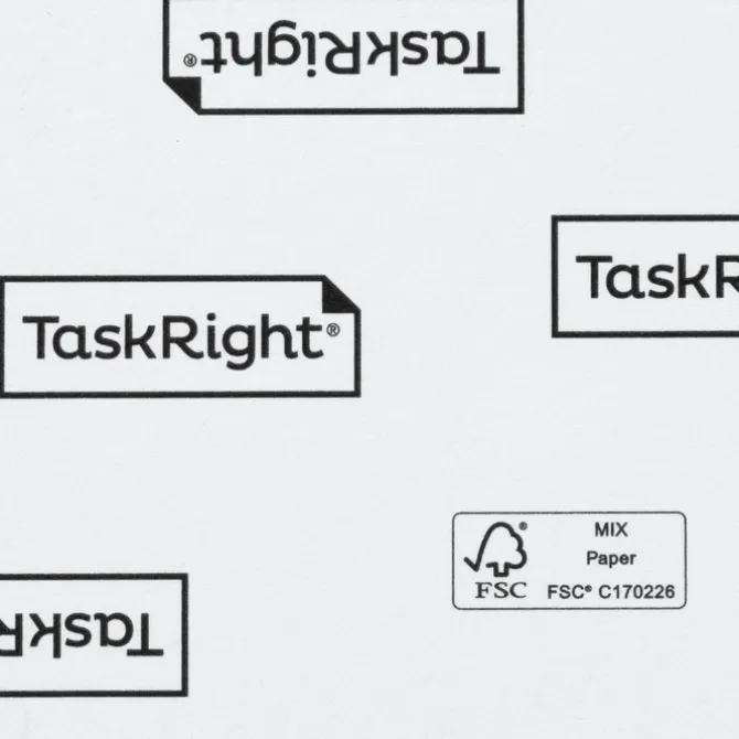 TaskRight 7 inches x 5 inches Notepad - 50 Sheet - 24 hr