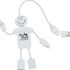 TechMate 2.0 Duo Charging Cable and USB Hub