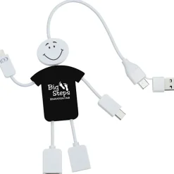 TechMate 2.0 Duo Charging Cable and USB Hub