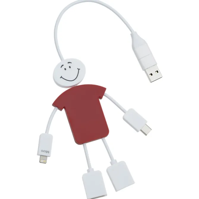 TechMate 2.0 Duo Charging Cable and USB Hub