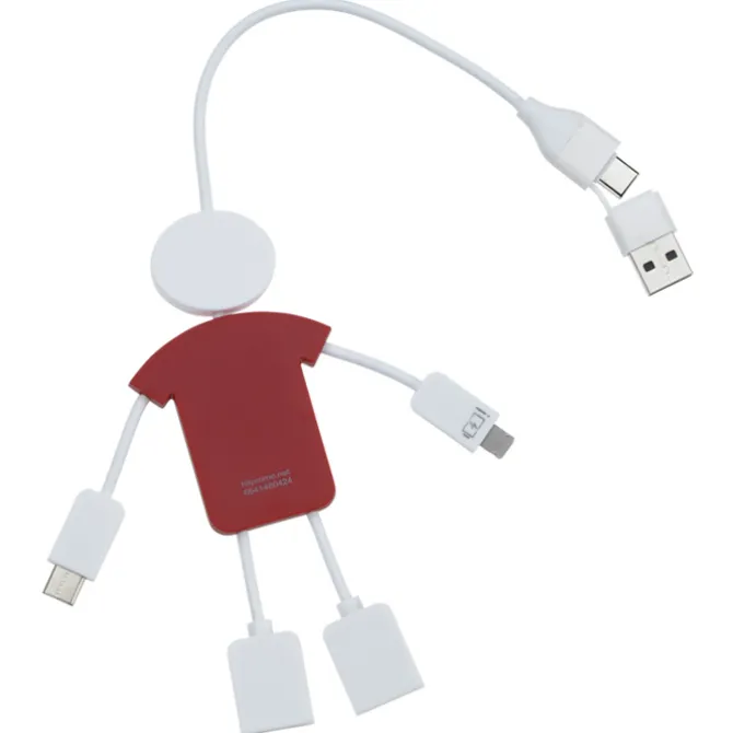 TechMate 2.0 Duo Charging Cable and USB Hub - 24 hr