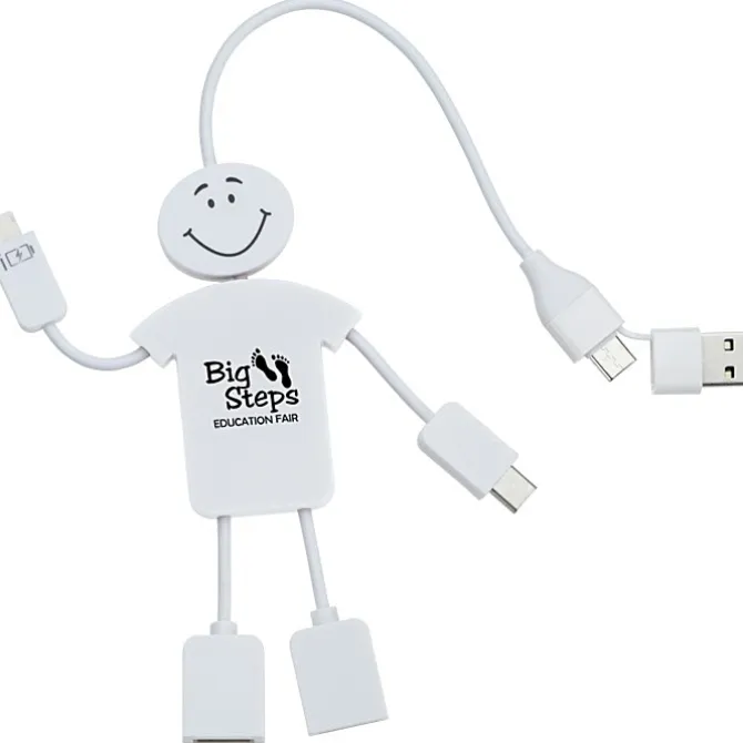 TechMate 2.0 Duo Charging Cable and USB Hub - 24 hr
