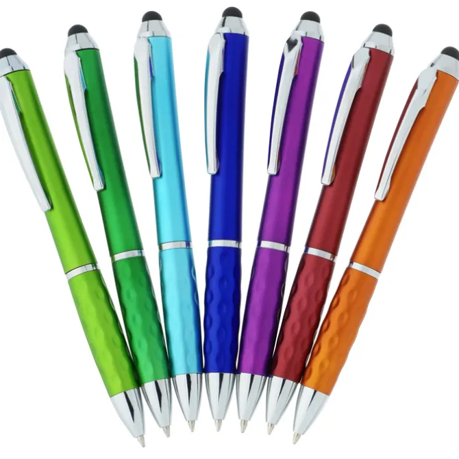 Tev Stylus Twist Pen - Metallic