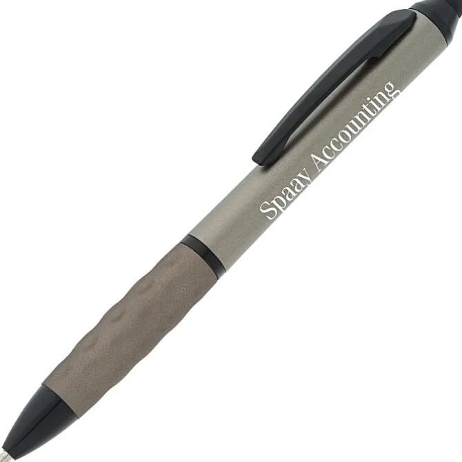 Tev Stylus Twist Pen - Metallic - Black