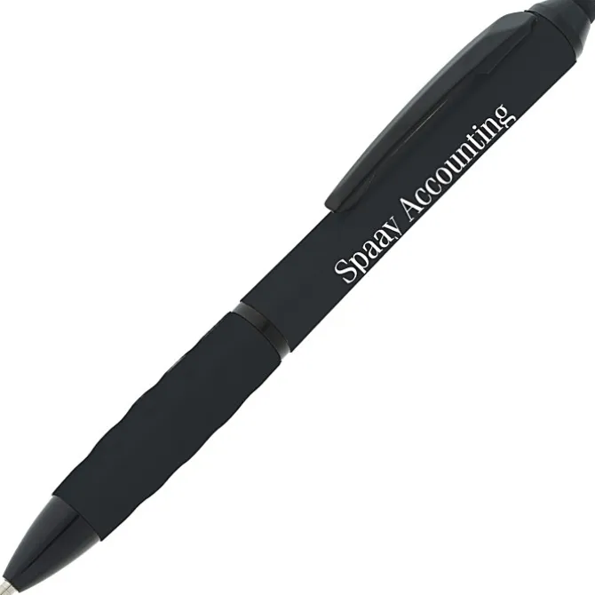 Tev Stylus Twist Pen - Metallic - Black