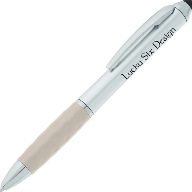 Tev Stylus Twist Pen - Silver