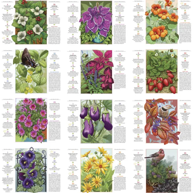 The Old Farmer's Almanac Calendar - Gardening - Stapled
