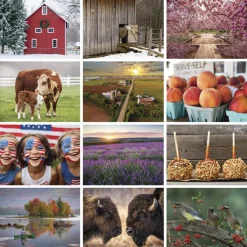 The Old Farmer's Almanac Calendar - Country - Stapled