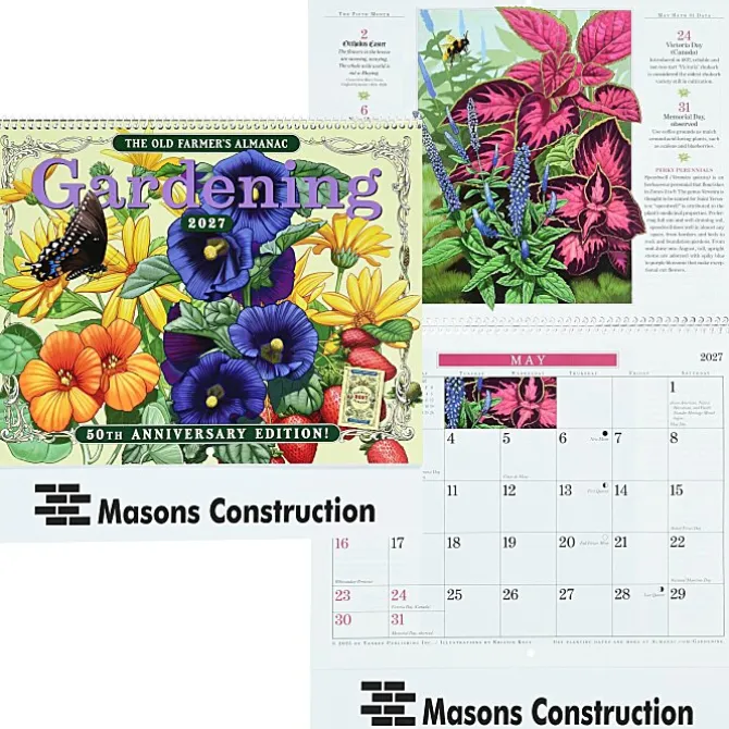 The Old Farmer's Almanac Calendar - Gardening - Spiral