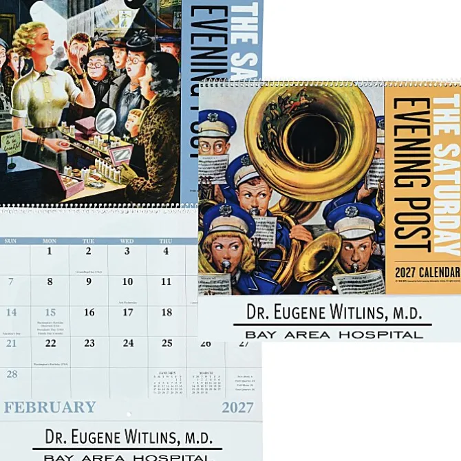 The Saturday Evening Post Calendar - Spiral