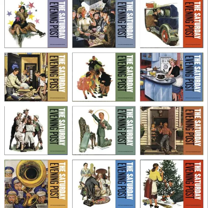 The Saturday Evening Post Calendar - Stapled