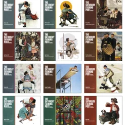The Saturday Evening Post Norman Rockwell Calendar - Stapled