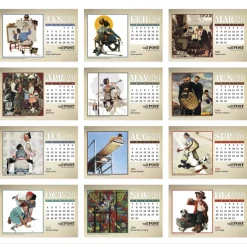 The Saturday Evening Post Norman Rockwell Desk Calendar