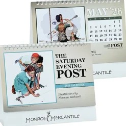 The Saturday Evening Post Norman Rockwell Desk Calendar - Large