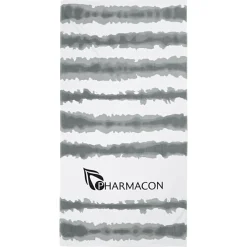 Tie-Dye Cabana Stripe Beach Towel