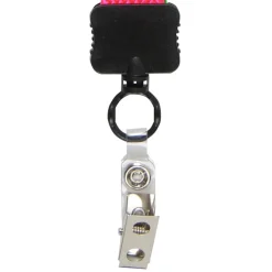 Tie-Dye Multicolor Lanyard - 3/4 inches - Snap with Metal Bulldog Clip - 24 hr