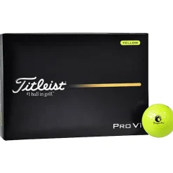 Titleist Pro V1 Yellow Golf Ball - Dozen - Factory Direct
