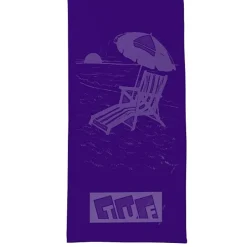 Tone on Tone Stock Art Towel - Chair with Umbrella