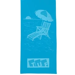 Tone on Tone Stock Art Towel - Chair with Umbrella