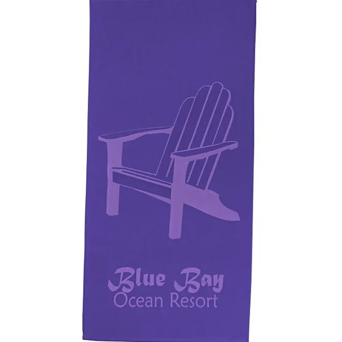 Tone on Tone Stock Art Towel - Find Your Bliss