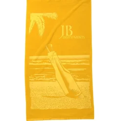 Tone on Tone Stock Art Towel - Message in a Bottle