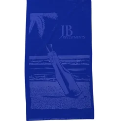 Tone on Tone Stock Art Towel - Message in a Bottle