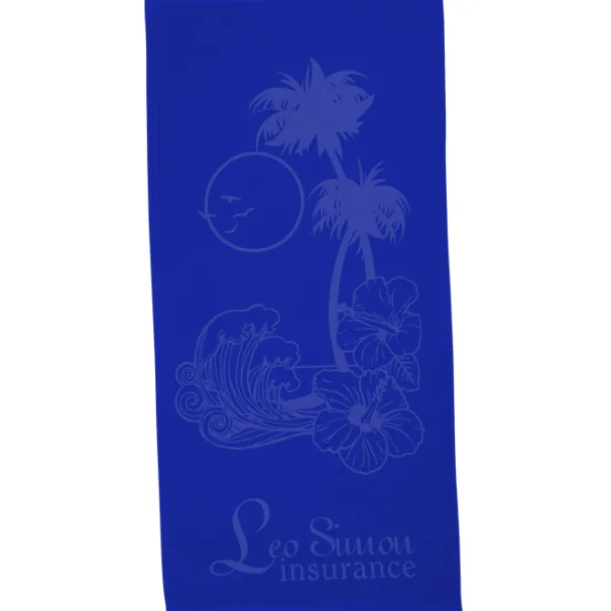 Tone on Tone Stock Art Towel - Ocean Breeze