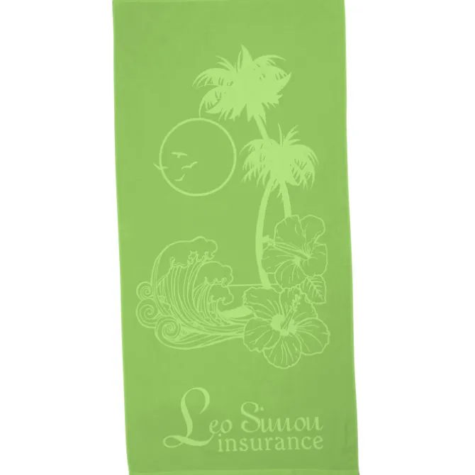 Tone on Tone Stock Art Towel - Ocean Breeze