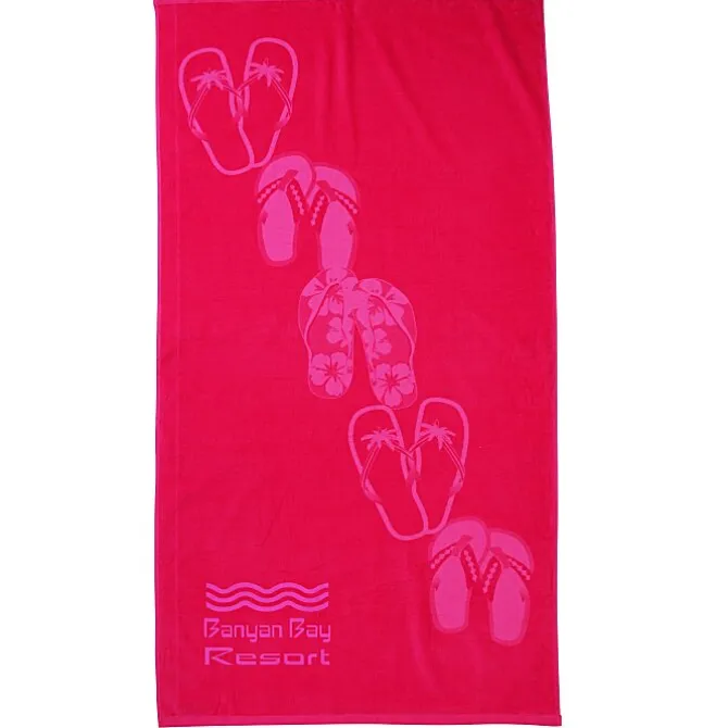 Tone on Tone Stock Art Towel - Sandals