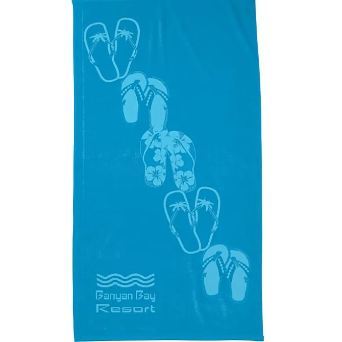 Tone on Tone Stock Art Towel - Sandals