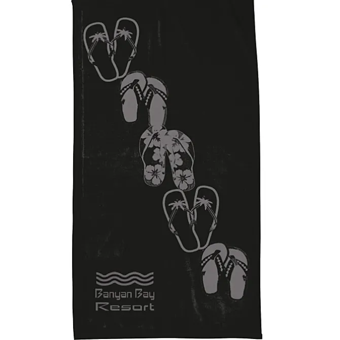 Tone on Tone Stock Art Towel - Sandals