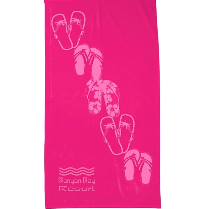 Tone on Tone Stock Art Towel - Sandals